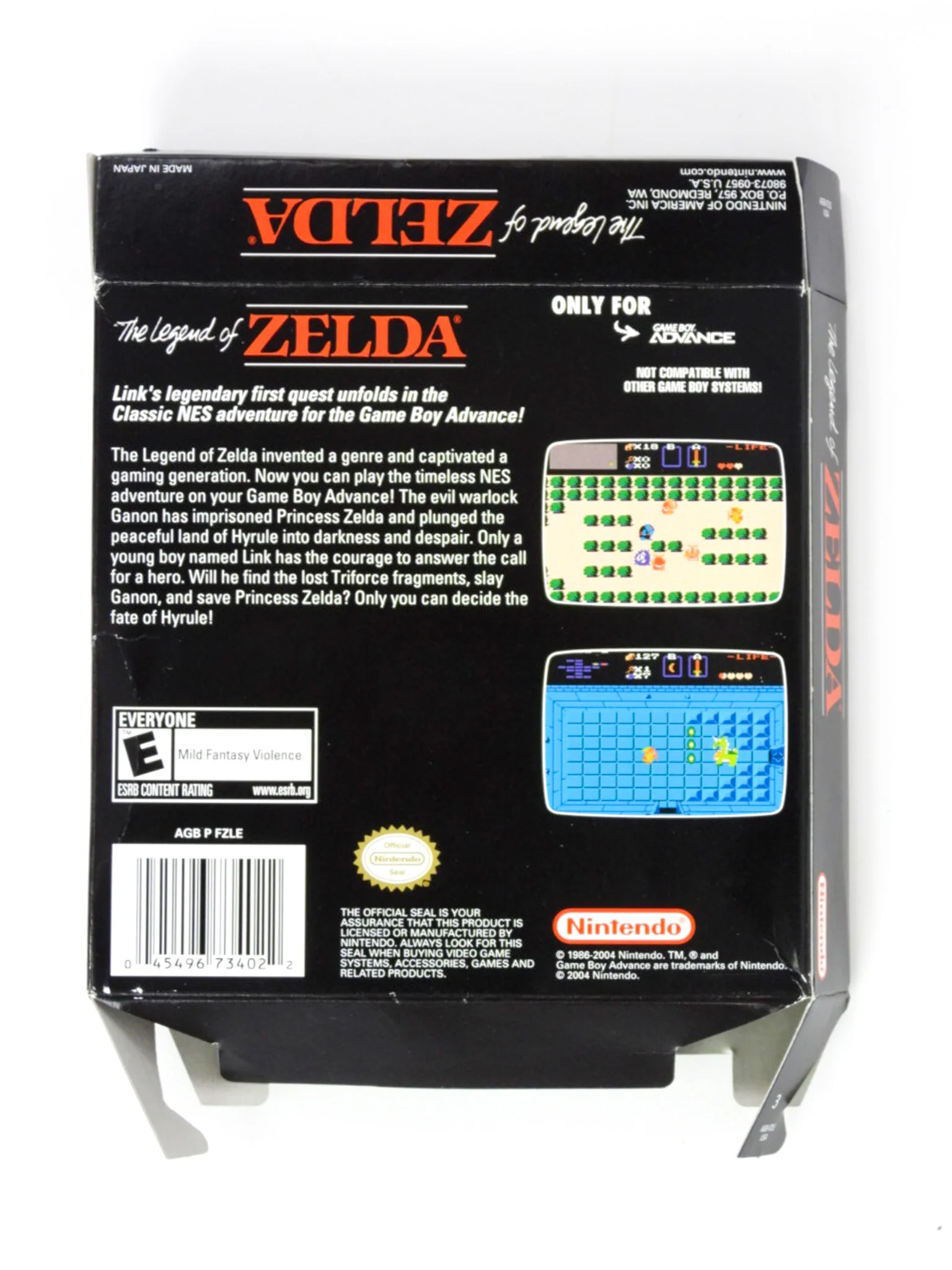 Zelda [Classic NES Series] [Box] (Nintendo Game Boy Advance / GBA) - Image 2