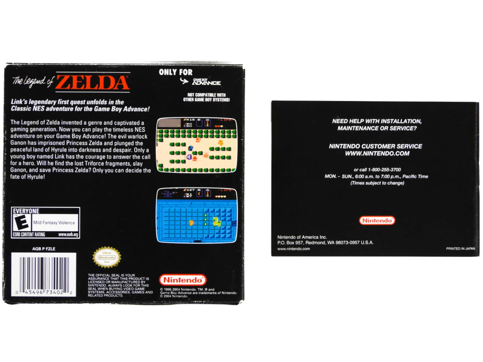 Zelda [Classic NES Series] (Nintendo Game Boy Advance / GBA) - Image 3