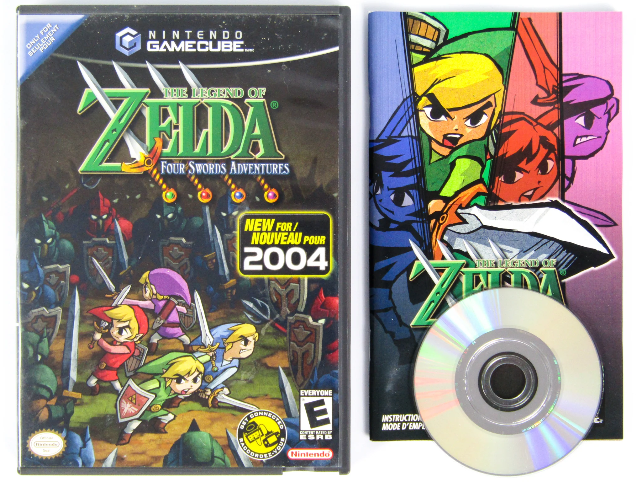Zelda Four Swords Adventures [Big Box] (Nintendo GameCube) - Image 2