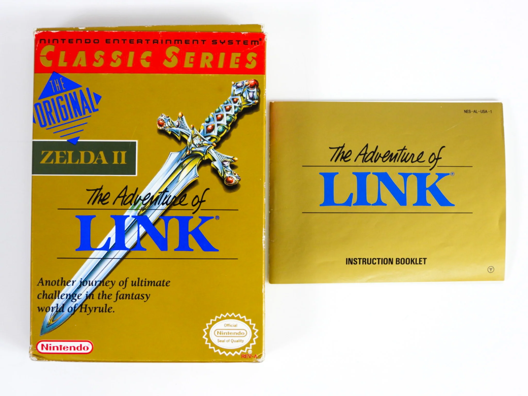 Zelda II The Adventure Of Link [Gray Cart] (Nintendo / NES) - Image 3
