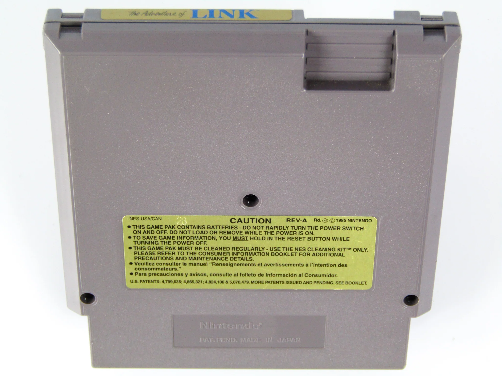 Zelda II The Adventure Of Link [Gray Cart] (Nintendo / NES) - Image 8