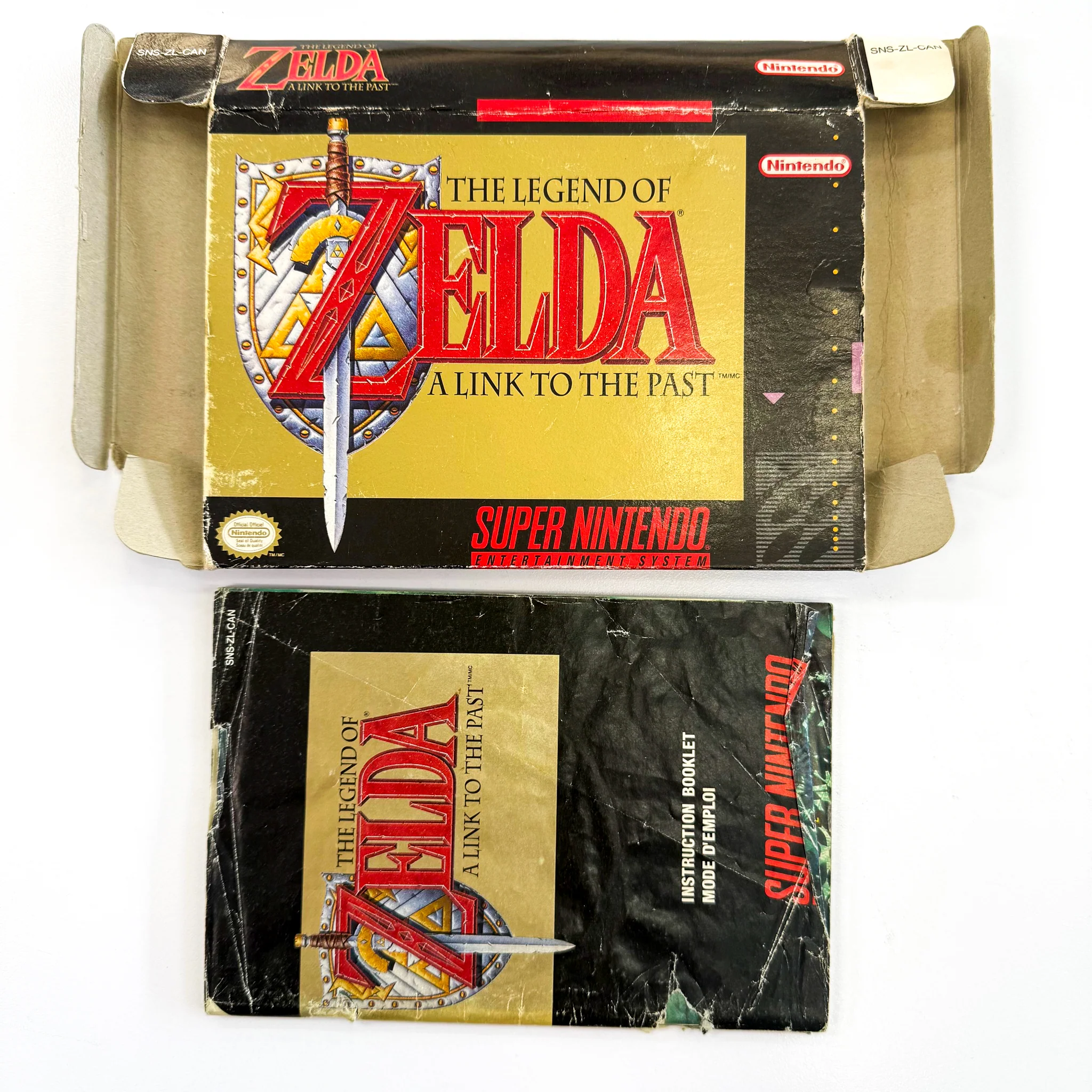 Zelda Link To The Past [CAN Version] [Box] (Super Nintendo / SNES) - Image 2
