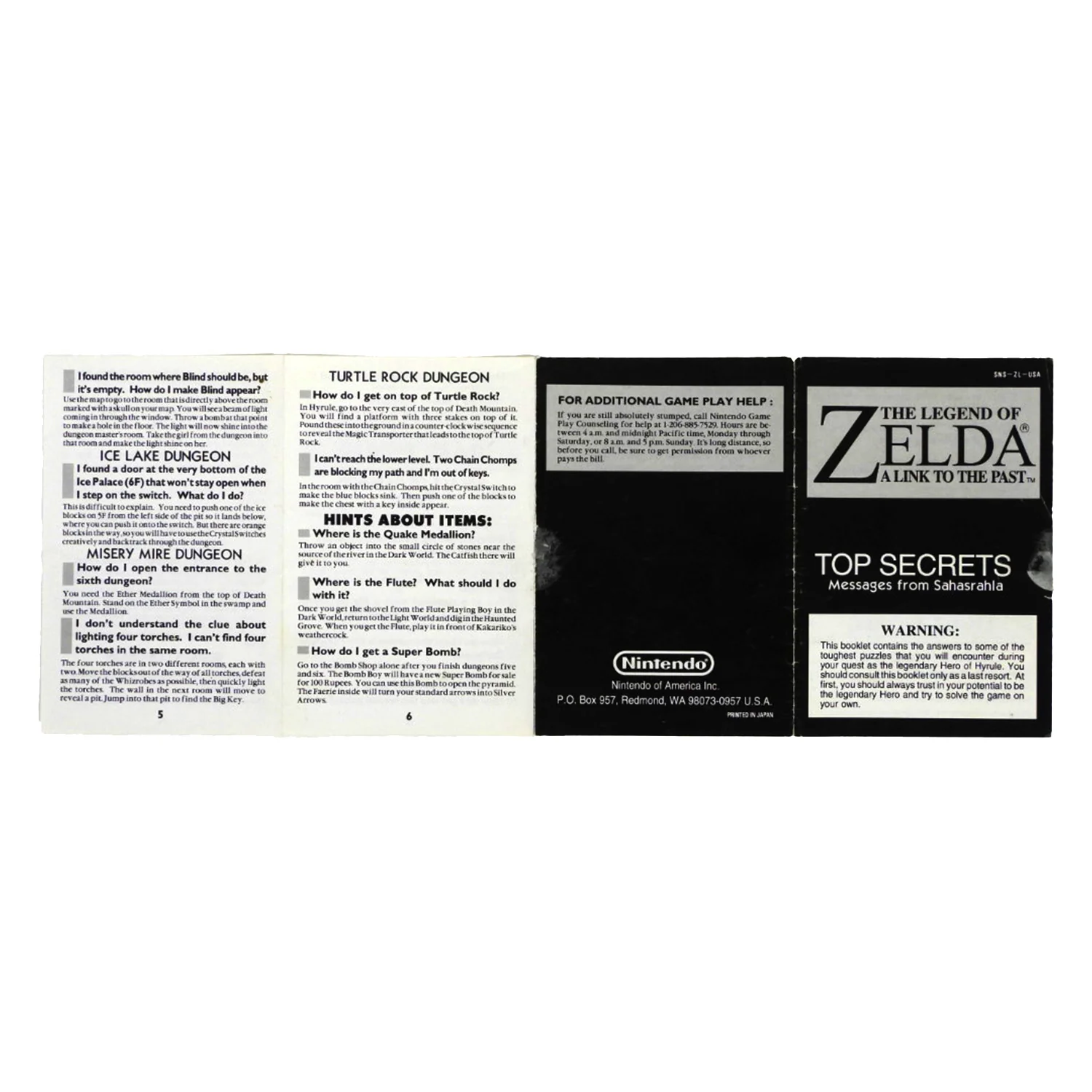 Zelda Link To The Past [Insert] (Super Nintendo / SNES) - Image 4