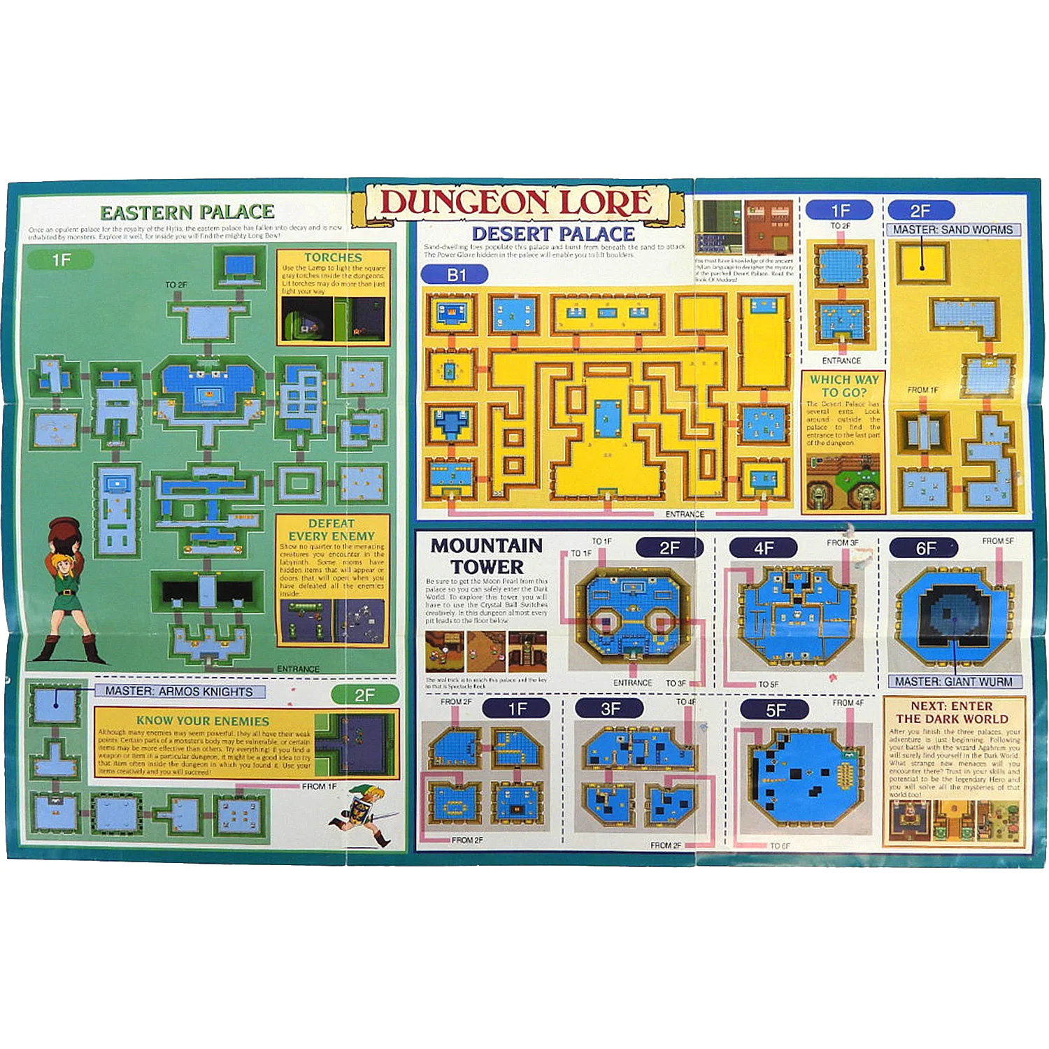 Zelda Link To The Past [Map] (Super Nintendo / SNES) - Image 2