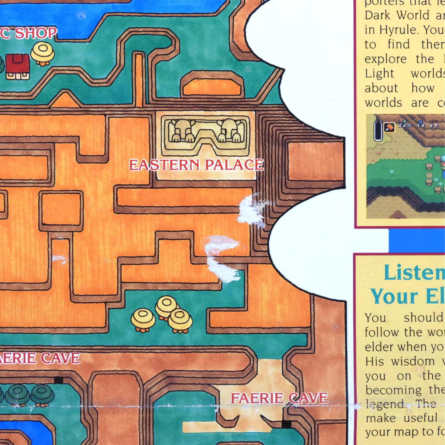 Zelda Link To The Past [Map] (Super Nintendo / SNES) - Image 3