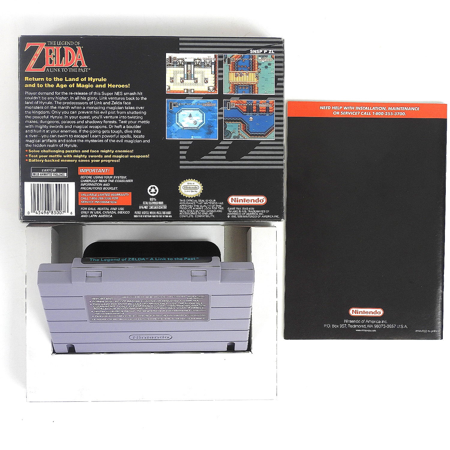 Zelda Link to the Past [Player's Choice] (Super Nintendo / SNES) - Image 8