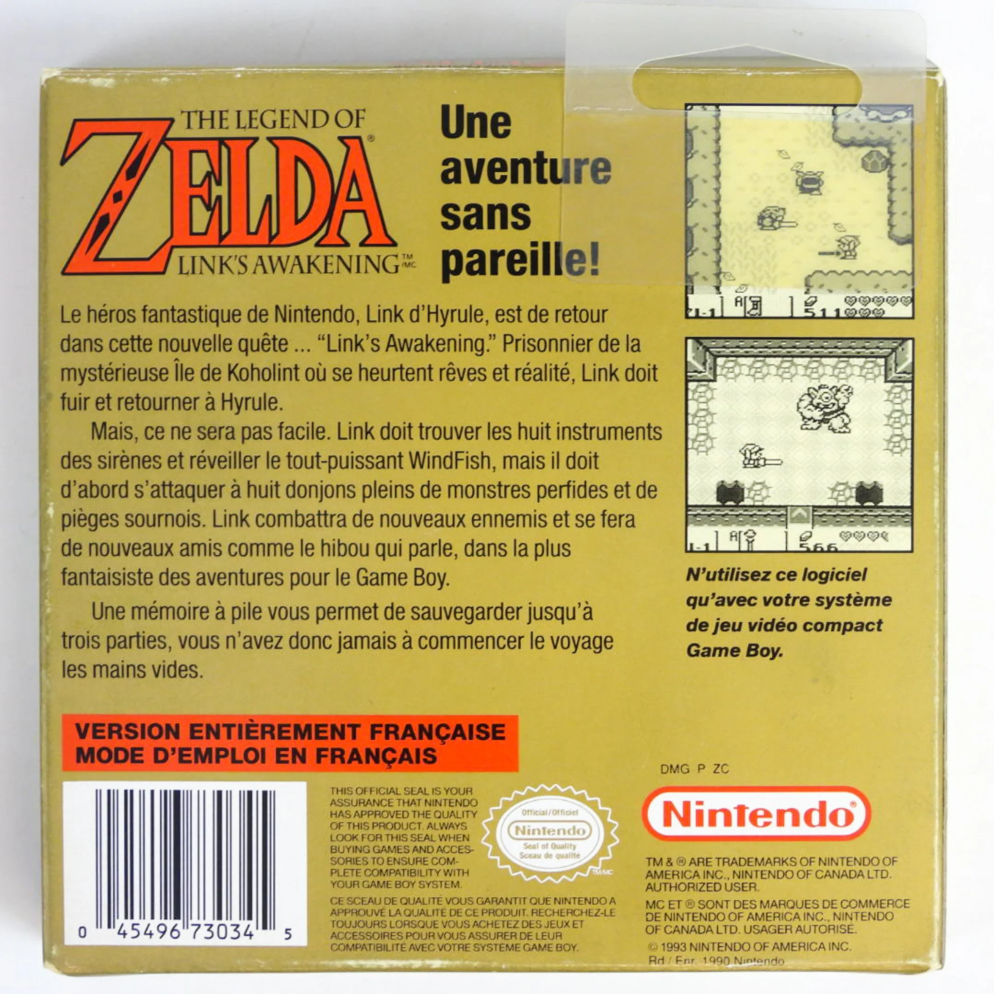 Zelda Link's Awakening [French Version] [CAN Version] (Nintendo Game Boy) - Image 12