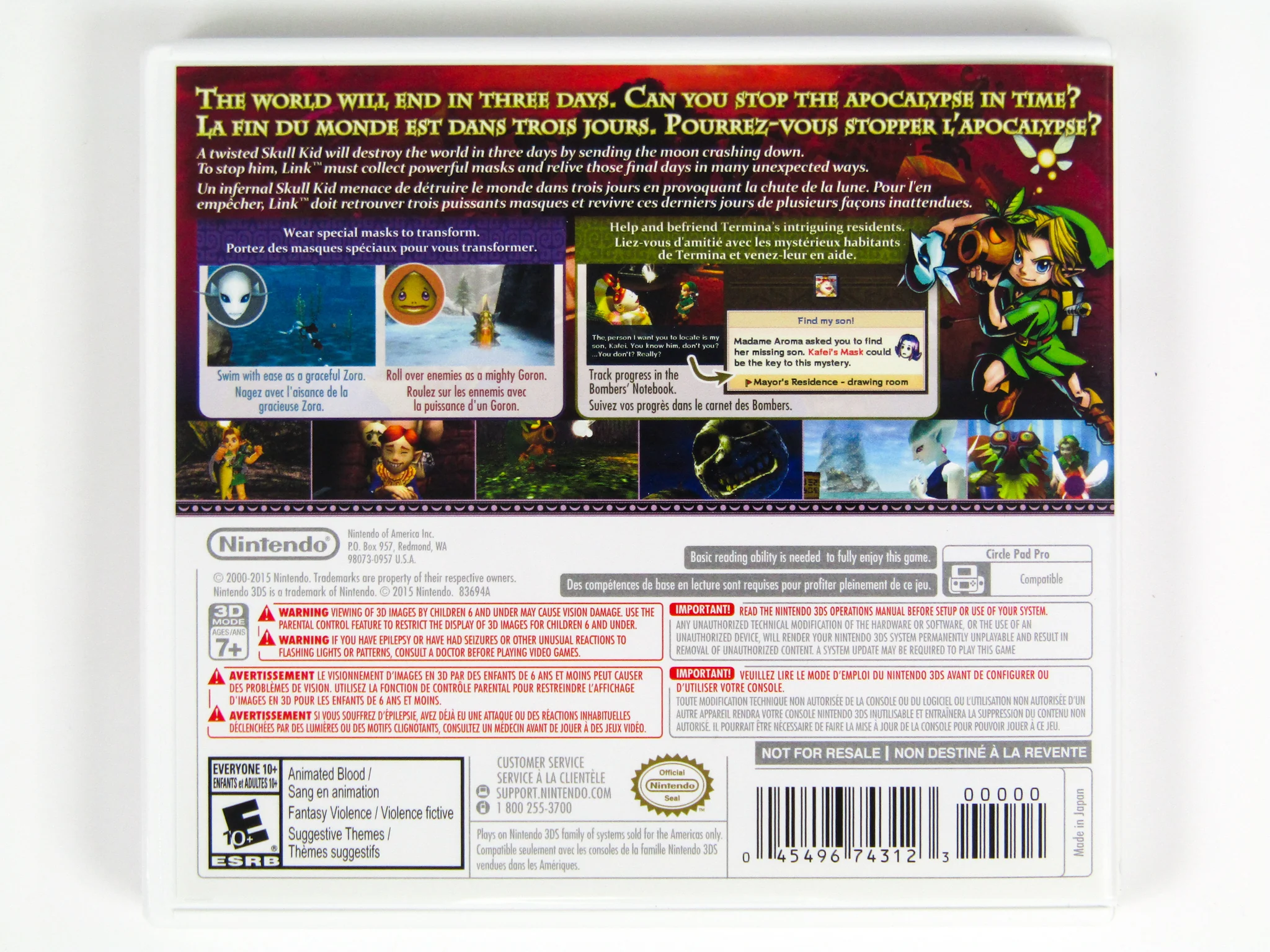 Zelda Majora's Mask 3D [Limited Edition] (Nintendo 3DS) - Image 6