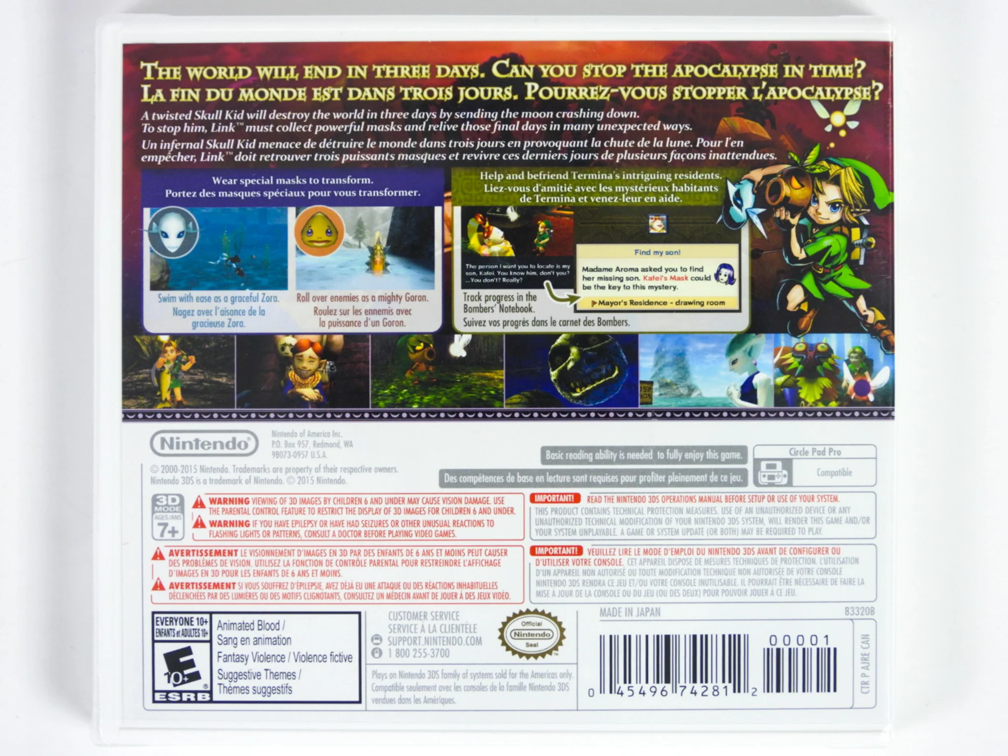 Zelda Majora's Mask 3D (Nintendo 3DS) - Image 2