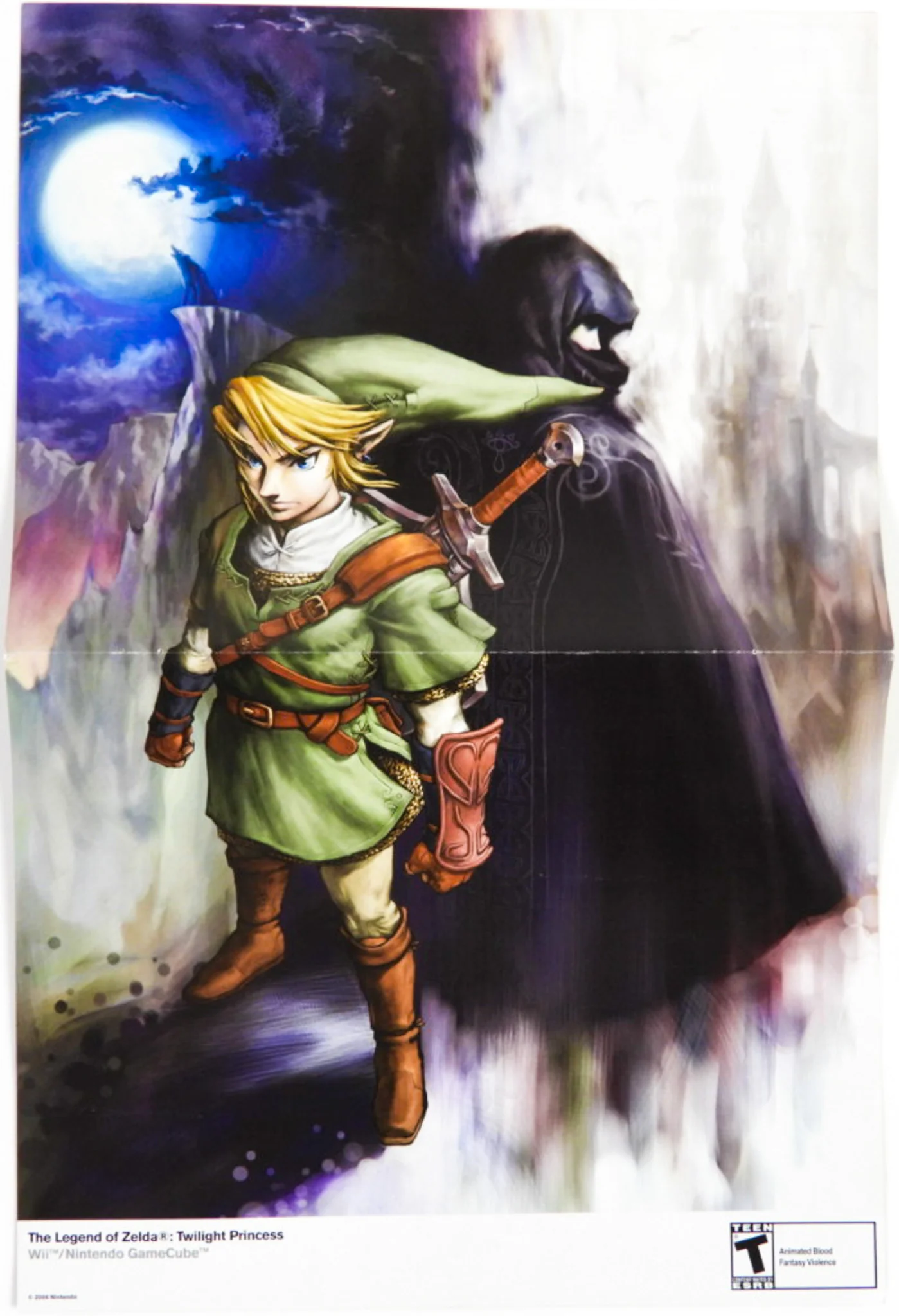 Zelda Twilight Princess Double-Sided Poster [Nintendo Power] [Poster] (Nintendo GameCube) - Image 2