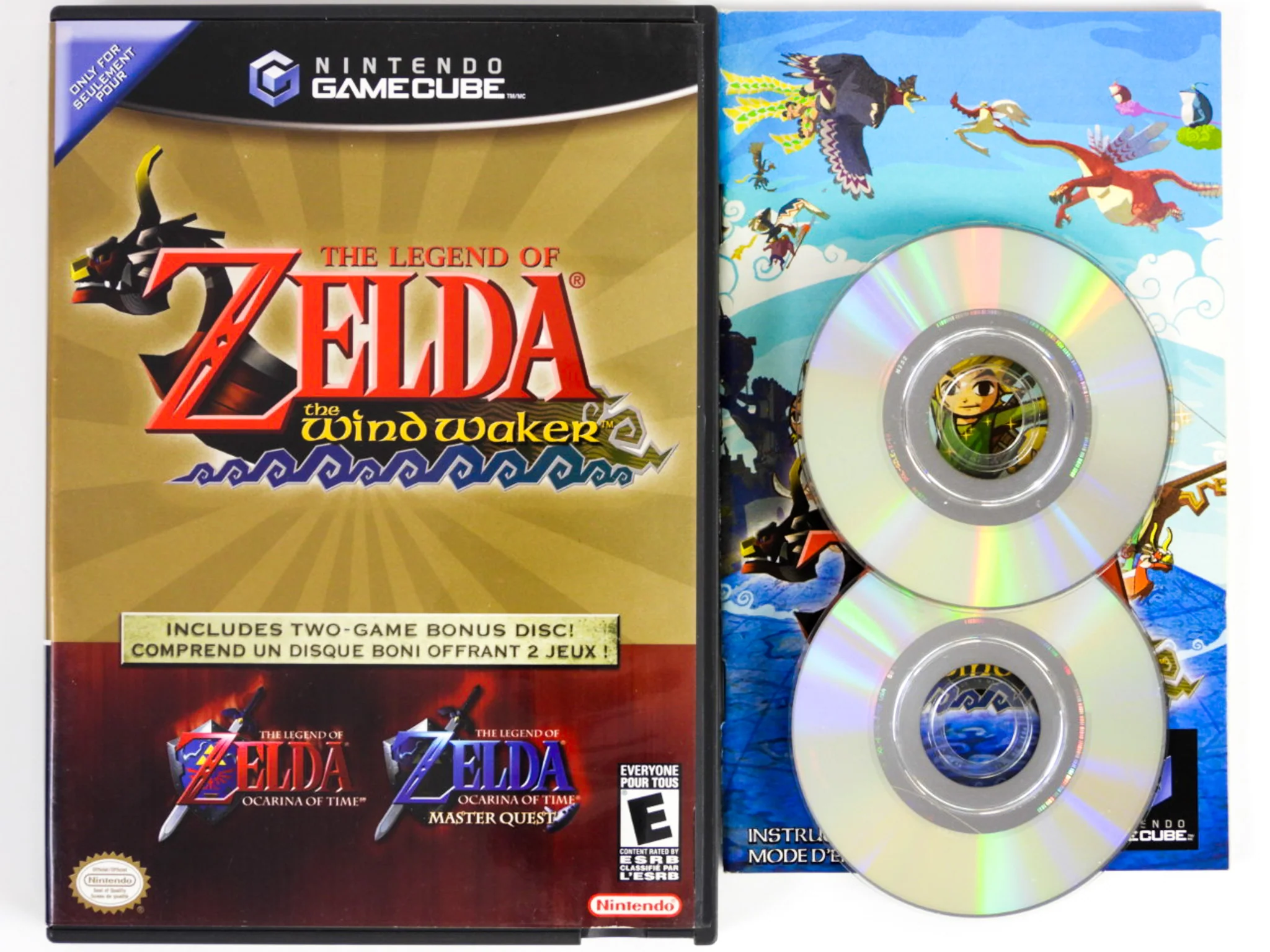 Zelda Wind Waker & Ocarina Master Quest (Nintendo GameCube)