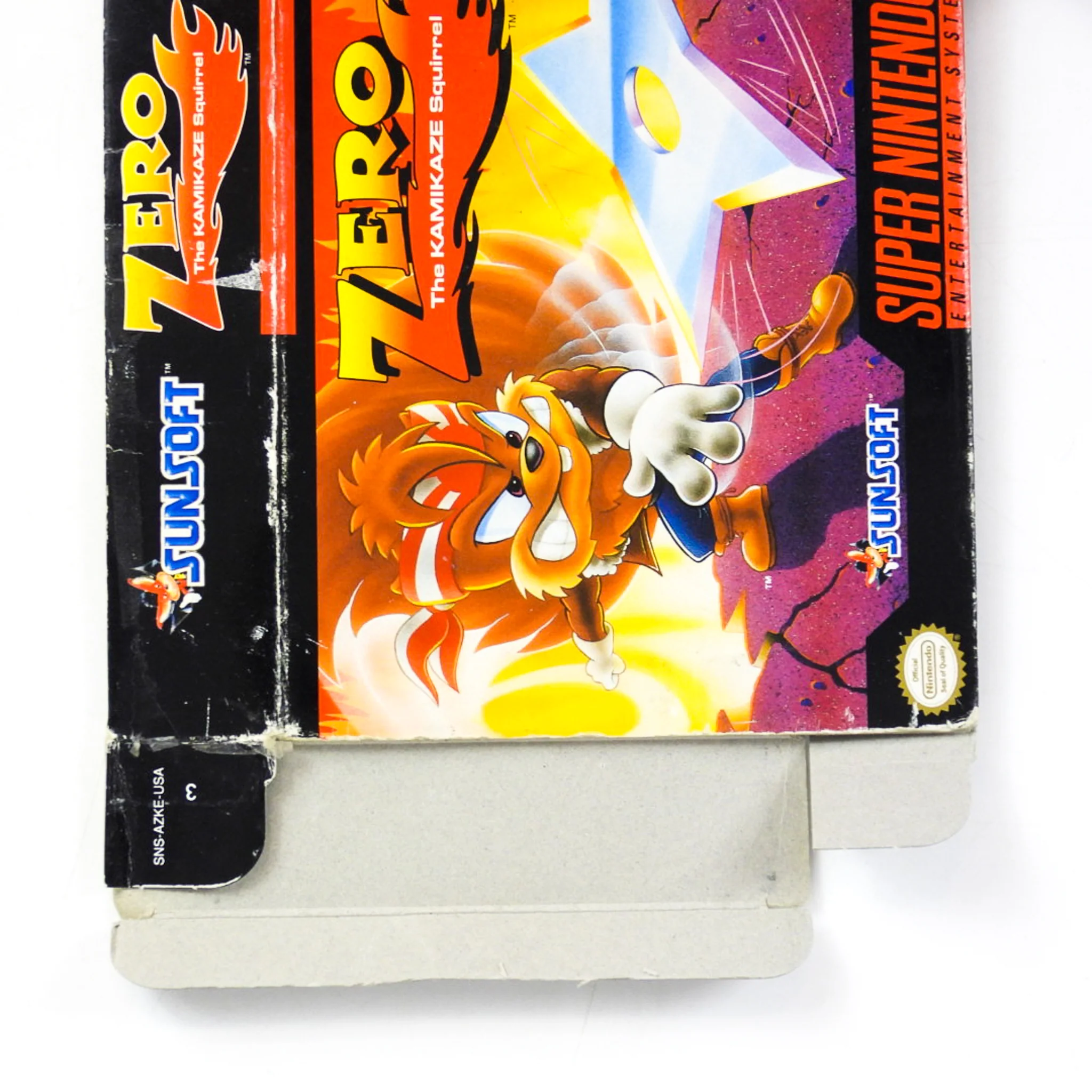 Zero the Kamikaze Squirrel [Box] (Super Nintendo / SNES) - Image 3