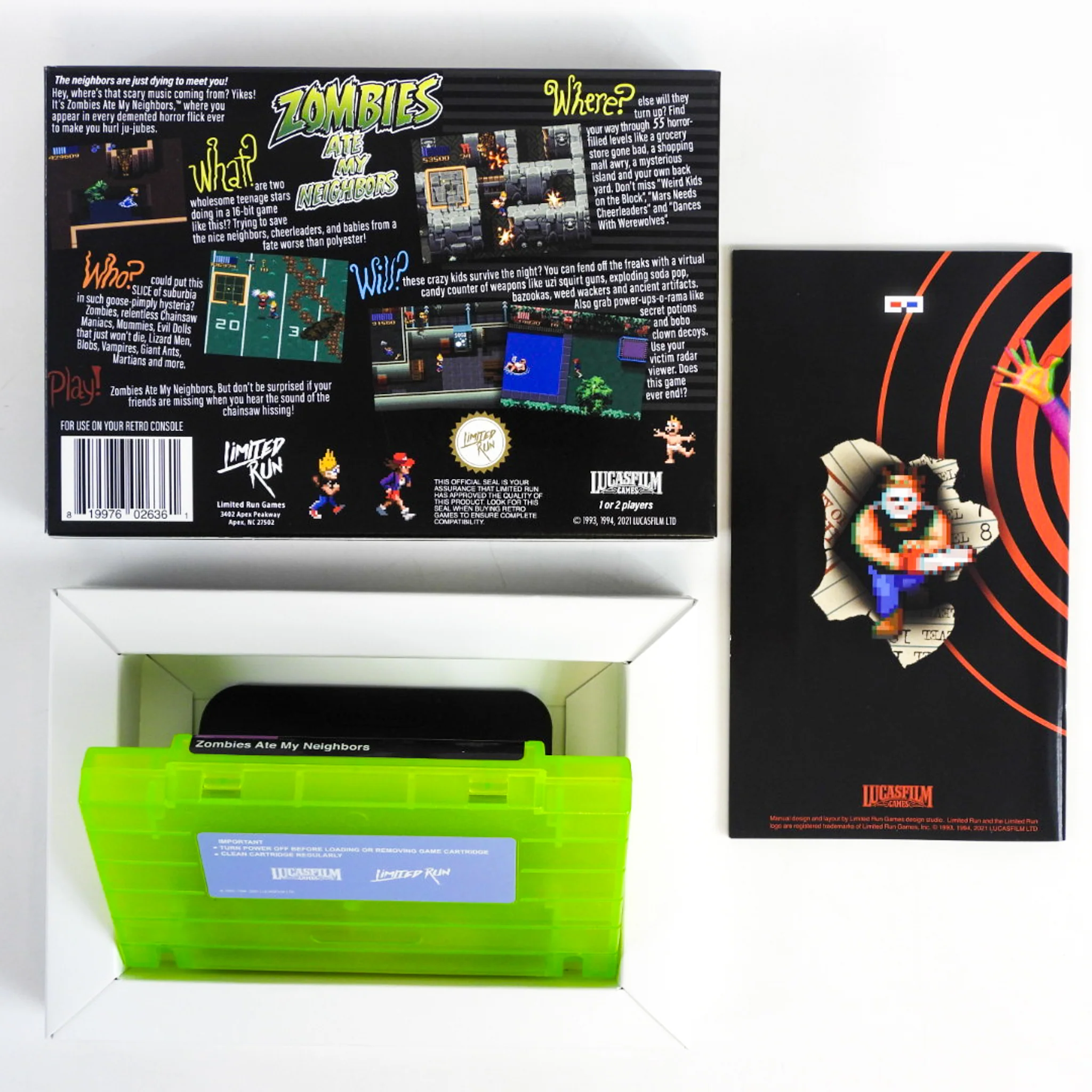 Zombies Ate My Neighbors [Limited Run Games] (Super Nintendo / SNES) - Image 2