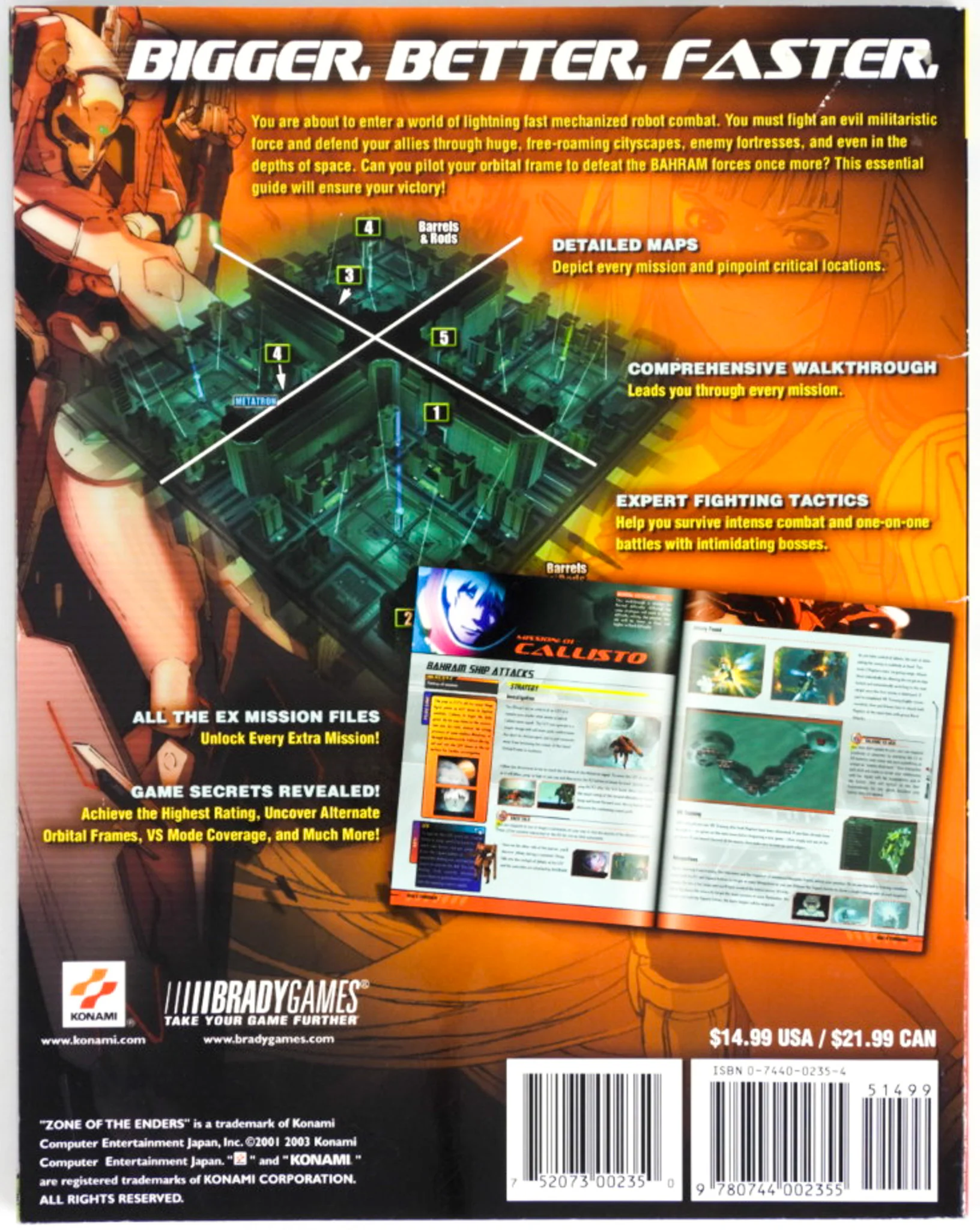 Zone Of The Enders: The 2nd Runner Official Strategy Guide [Brady Games] (Game Guide) - Image 4