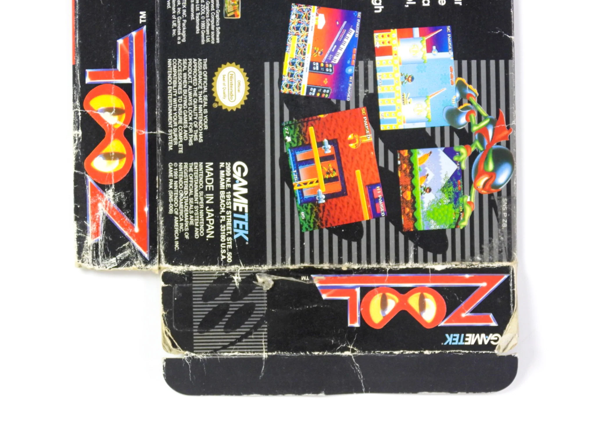 Zool Ninja Of The Nth Dimension [Box] (Super Nintendo / SNES) - Image 6